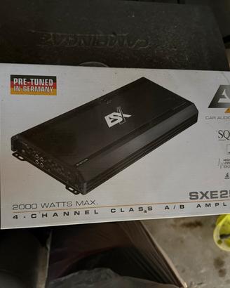 Amplificatore + tweeter + subwoofer