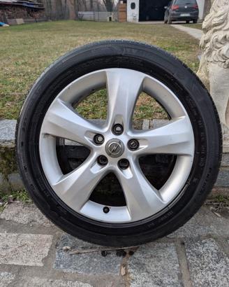 Cerchi in lega Opel Astra 17” con gomme Michelin P