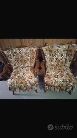 Divano e poltrone a dondolo