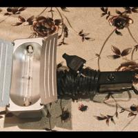 Lampada al quarzo-iodio con cavo e spina