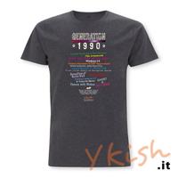 Maglia XS S M L XL nuova -100% cotone bio (*1990)