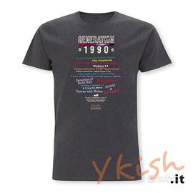 Maglia XS S M L XL nuova -100% cotone bio (*1990)