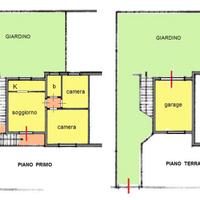 Cecina Mare, TRILO ind terrazza pranzo e giardino