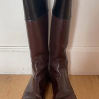 Stivale in prlle marrone