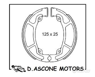 Ganasce freno posteriori Honda Sh 125-150cc