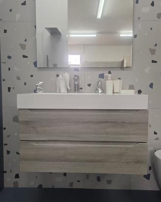 Lavandino con mobile sospeso per bagno
