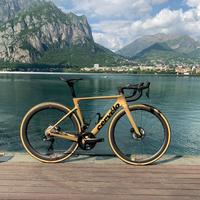 Cervelo soloist gold 51 telaio+reggisella+manubrio