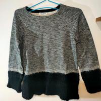 Maglione Dondup grigio chiaro e nero mélange - M