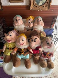 Collezione originale Disney peluche sette nani