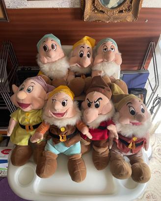 Collezione originale Disney peluche sette nani