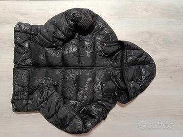 Piumino Desigual "Drammen" Nero con Scritte