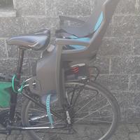 Seggiolino bici HAMAX Chill grigio-azzurro