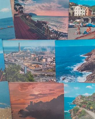 10 Cartoline d'Epoca Genova e Riviera Ligure ann70