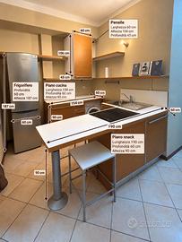 CUCINA COMPLETA DI ELETTRODOMESTICI