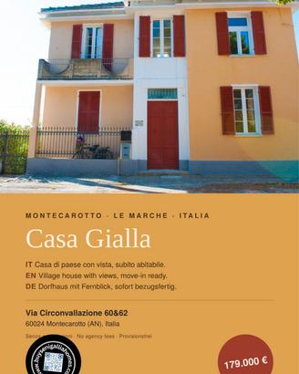 Casa Montecarotto (AN) - arredata, no spese agenzi