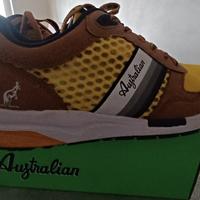 scarpe sneakers australian gialle 42