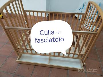 culla +fasciatoio pali