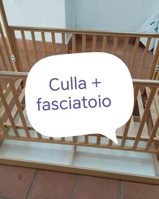 culla +fasciatoio pali