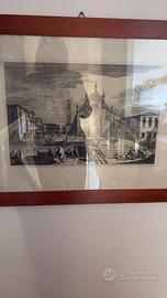 Stampe veneziane con cornice