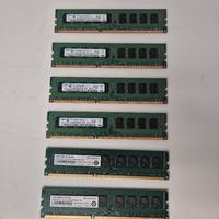 4 × RAM SAMSUNG 2GB + 2 x RAM TRANSCEND 4 GB