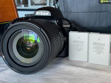 Nikon D3400 con obiettivo 18/105 VR