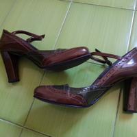 Scarpe donna tacco vernice