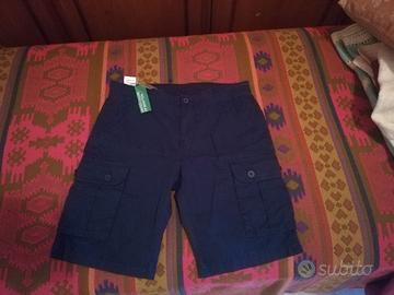 Pantaloncini Estivi Bermuda Uomo Benetton Nuovi