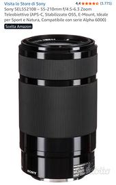 Obiettivo Sony SEL55210B – 55-210mm f/4.5-6.3