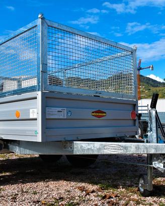 Carrello rimorchio auto doppio asse