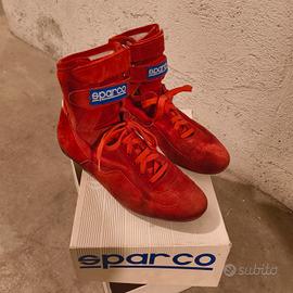 Stivaletto Sparco, rosso, omologato FIA