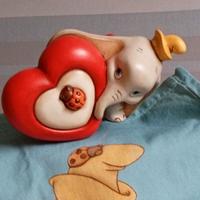 Dumbo Thun con cuore  da collezione