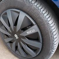 4 Gomme  195/55 r16 + Cerchi e copricerchi Sparco