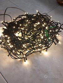 300 luci led natale gialle interno e esterno