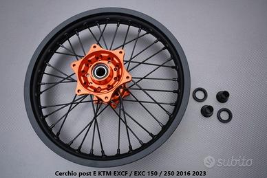Cerchio post E KTM EXCF / EXC 150 / 250 2016 2023