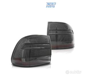 FANALI PER PORSCHE CAYENNE 03-07 LED FONDO CROMATO