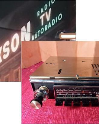 Voxson 913 Nurburgring autoradio FM-AM restaurata