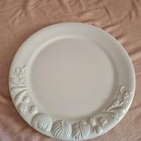 vassoio rotondo ceramica, piatto da portata tondo 