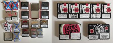 Custodia porta sigarette Lucky Strike Marlboro etc