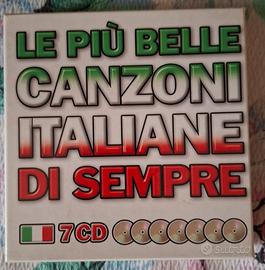Cofanetto 7 CD canzoni italiane