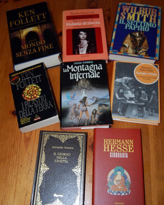 Libri vari: follett,kafka,smith,grisham