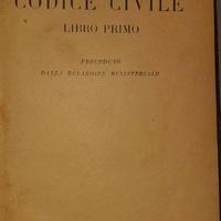 Codice civile libro primo UTET 1939