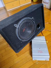 Amplificatore e subwoofer Kenwood auto