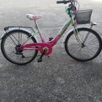 Bici ragazza ruota 24 con cambio