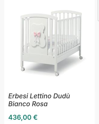 Erbesi Lettino Dudù completo di giostra e velo 