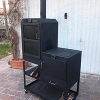 Forno da esterno a legna o carbonella, griglia