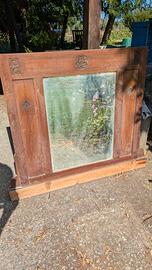 Specchiera antica in legno
