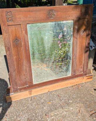 Specchiera antica in legno