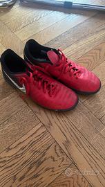 Nike Tiempo calcetto indoor rosse – taglia 42 
