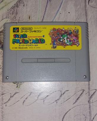 super nintendo Super mario world (Giapponese)