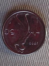 moneta da 50 lire piccola 1995